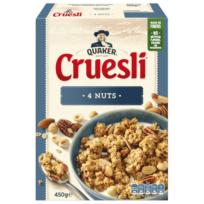 Quaker Cruesli 4 nuts