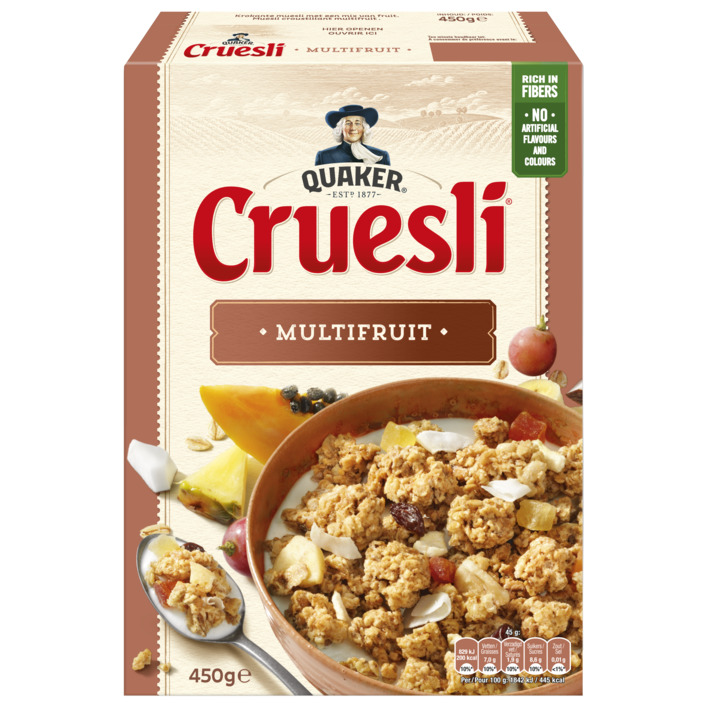 Quaker Cruesli multifruit