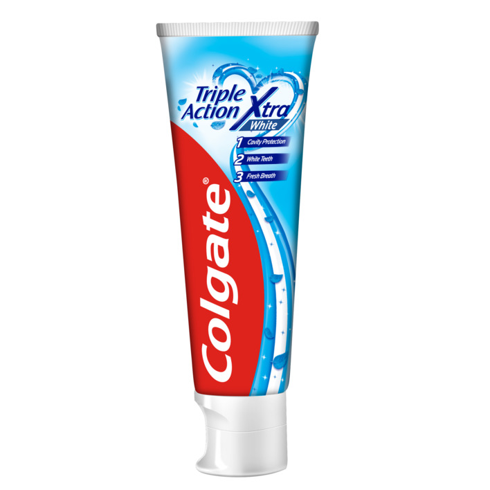 Colgate Triple action extra whitening tandpasta