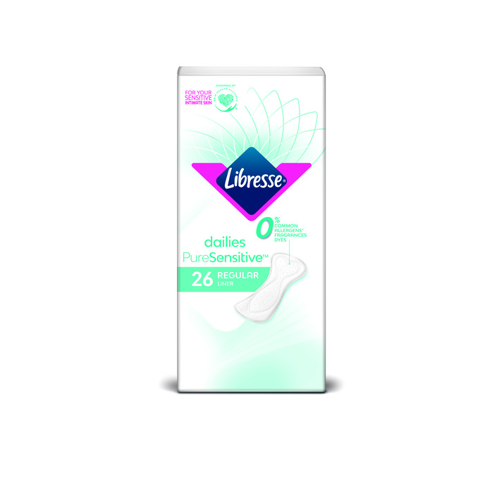 Libresse Pure sensitive regular inlegkruisjes