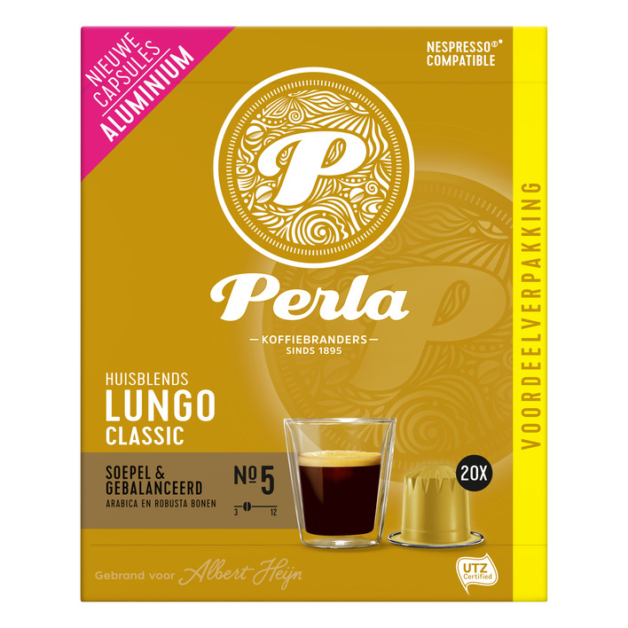 Perla Huisblends Lungo classic capsules