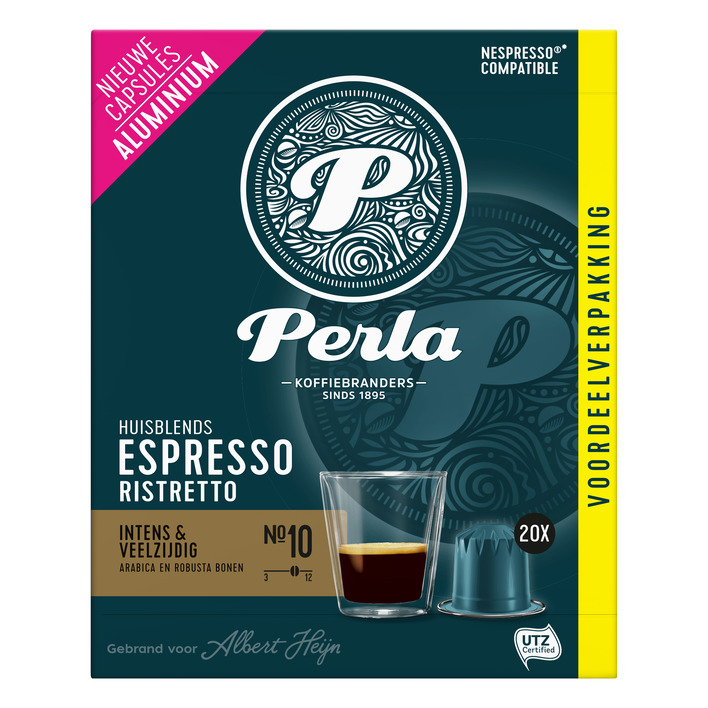 Perla Huisblends Espresso ristretto capsules