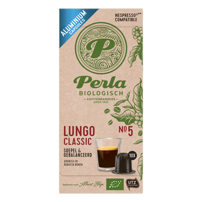 Perla Biologisch Lungo classic capsules