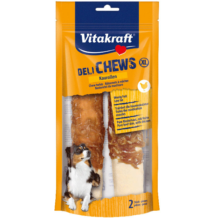 Vitakraft Delicious chews kauwrollen kip
