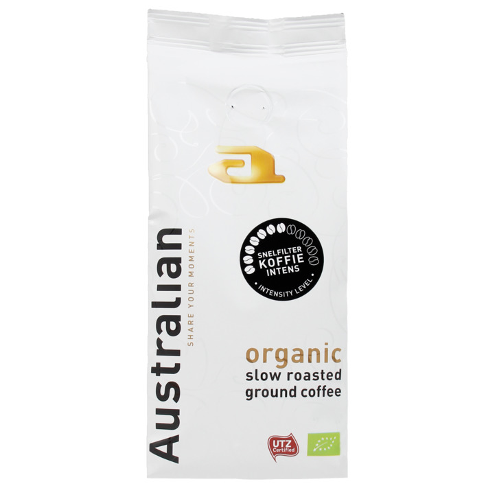 Australian Organic slow roasted ground coffee