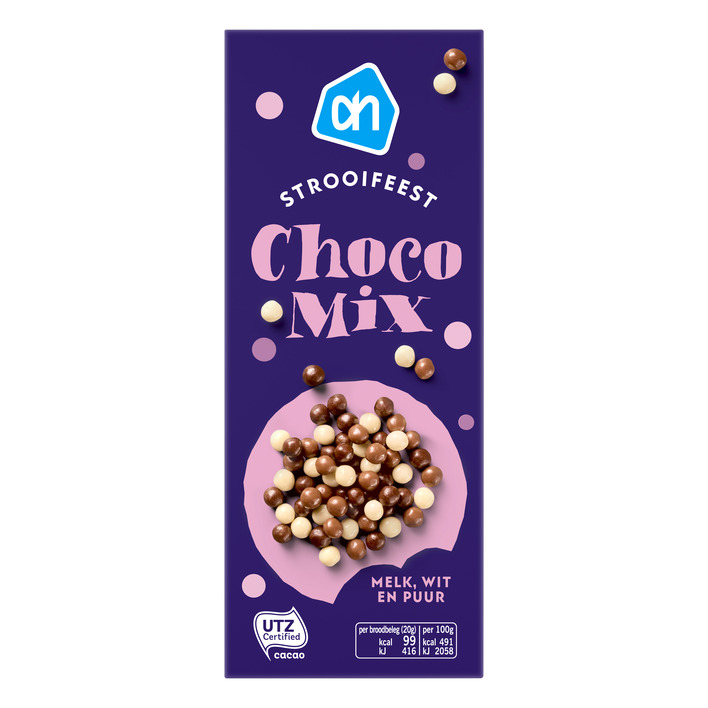 AH Strooifeest choco mix