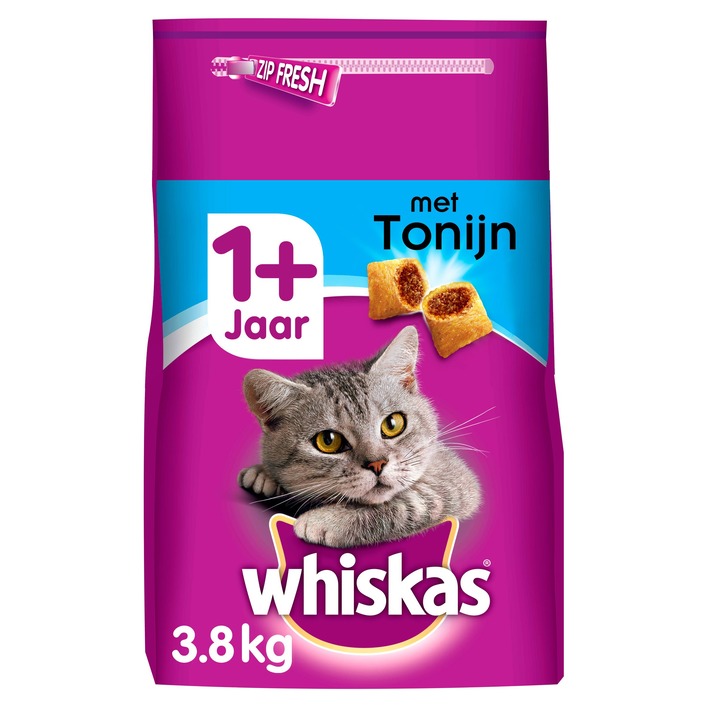Whiskas 1+ Brokken met tonijn