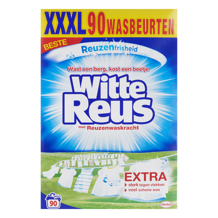 Witte Reus Waspoeder wasmiddel wit