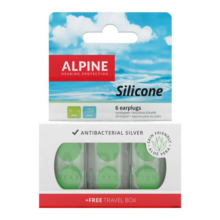 Alpine Silicone oordop voor slapen en zwemmen