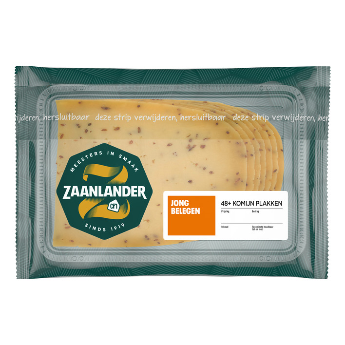 AH Zaanlander Jong belegen komijn plakken
