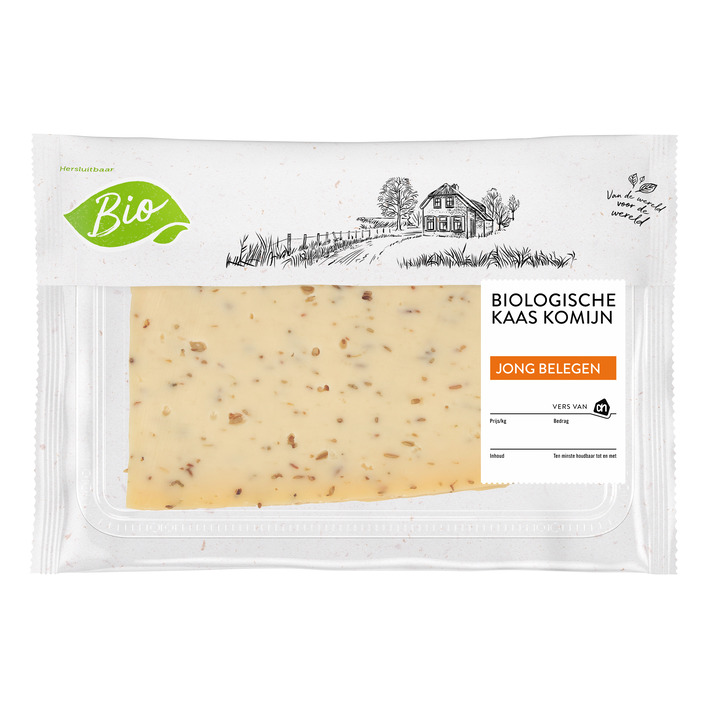 AH Biologisch Jong belegen komijn 50+ plakken