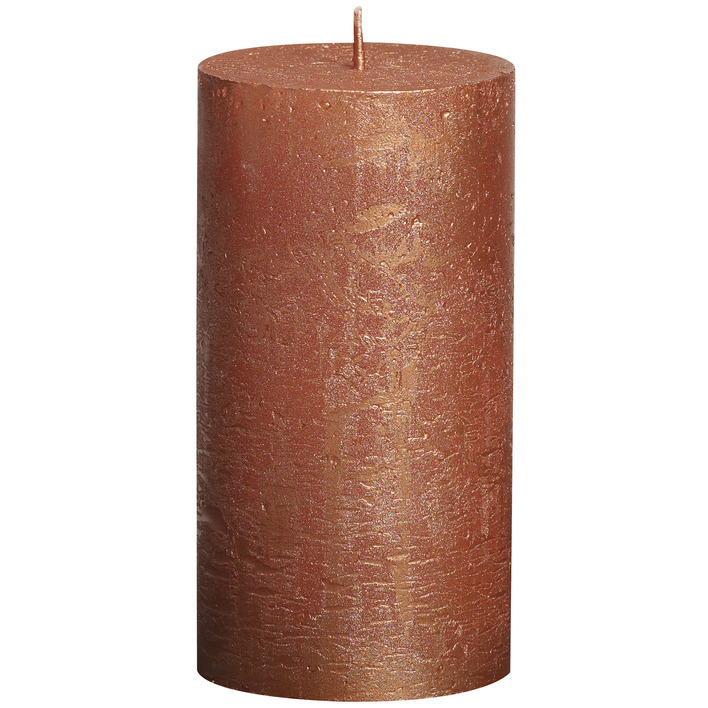 Bolsius Rustieke kaars 13cm koper