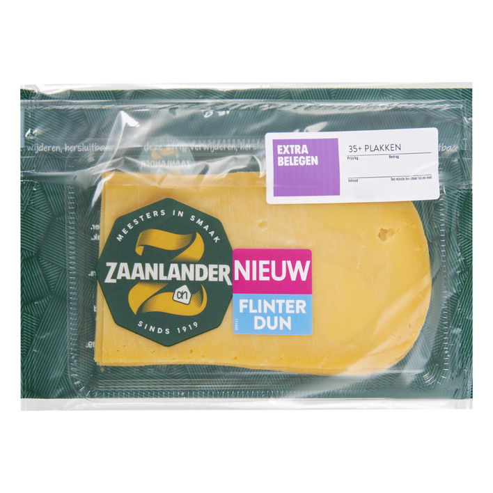 AH Zaanlander Extra belegen 35+ plakken flinterdun