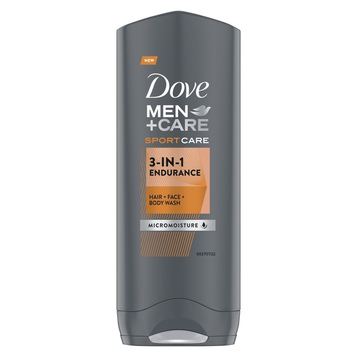 Dove Sport endurance body + face + hair wash