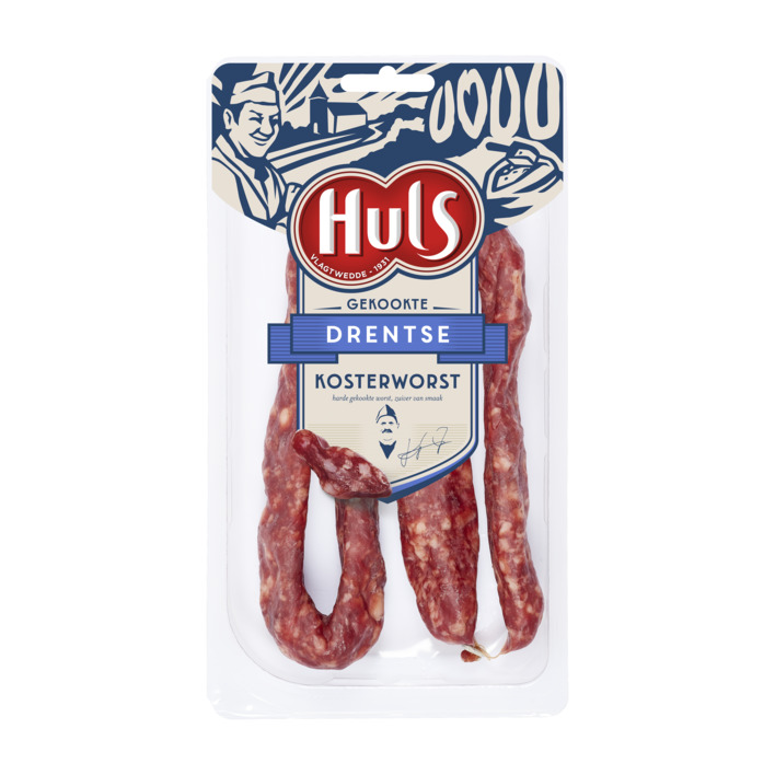 Huls Gekookte Drentse kosterworst