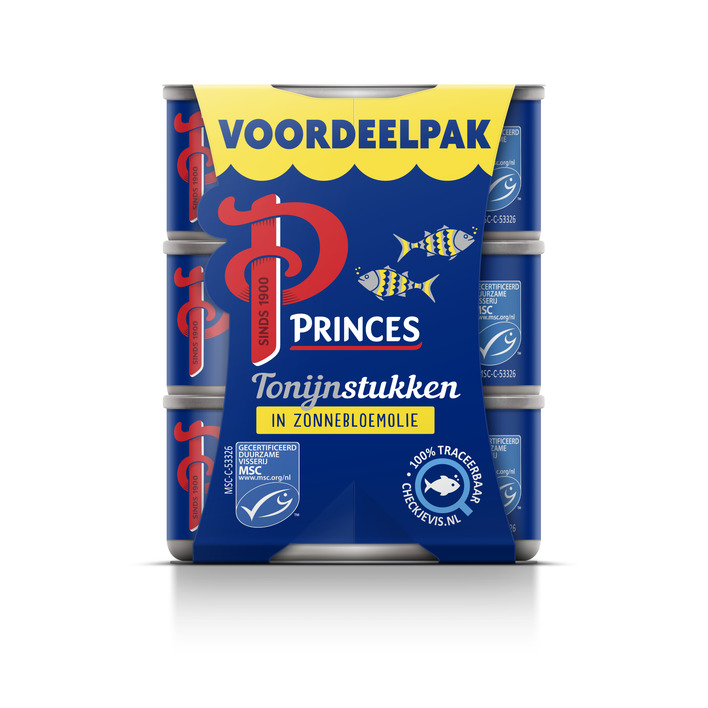Princes Tonijnstukken in zonnebloemolie voordeel
