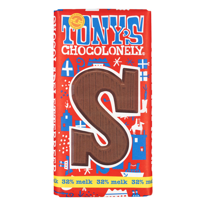 Tony's Chocolonely Letter reep melk S