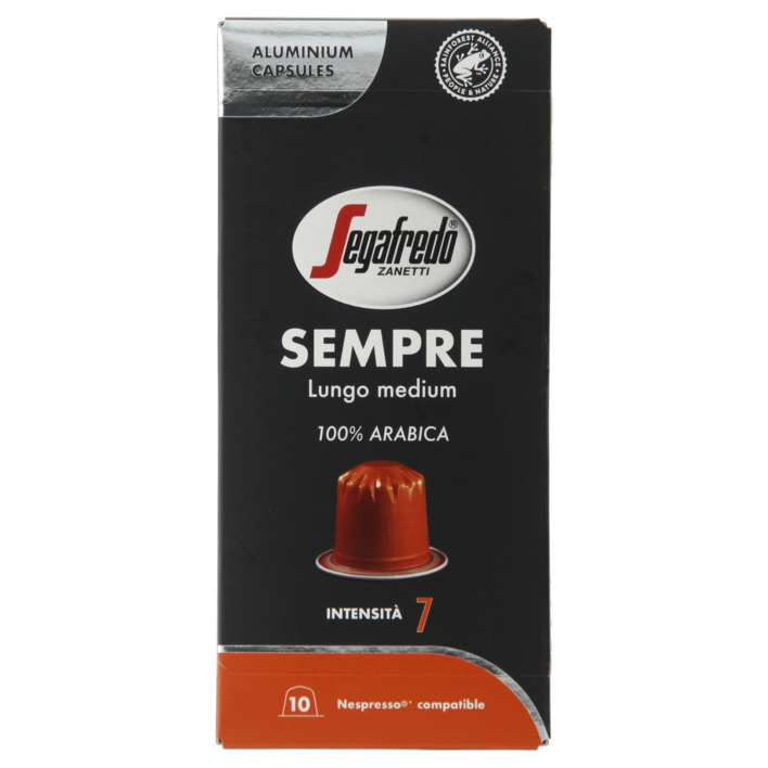 Segafredo Sempre lungo medium capsules