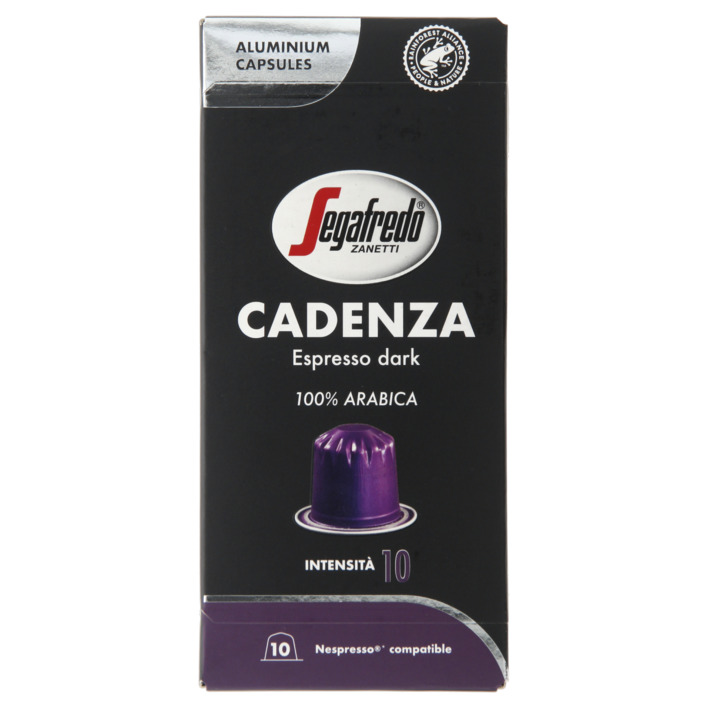 Segafredo Cadenza espresso dark capsules