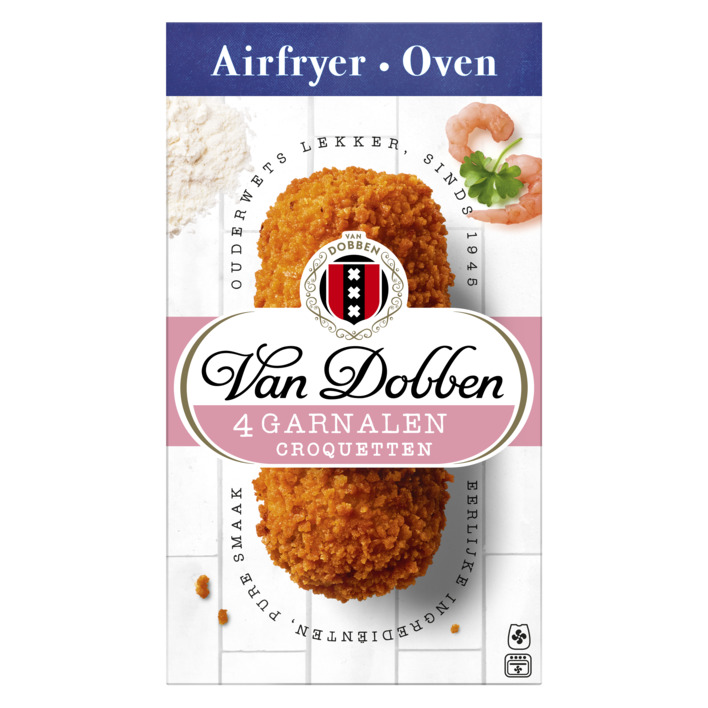 Van Dobben Oven en airfryer garnalen croquetten