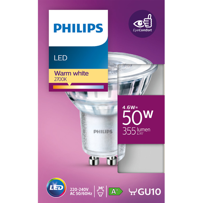 Philips Led spot GU10 50W