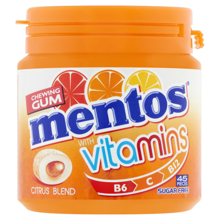Mentos Gum Vitamins citrus