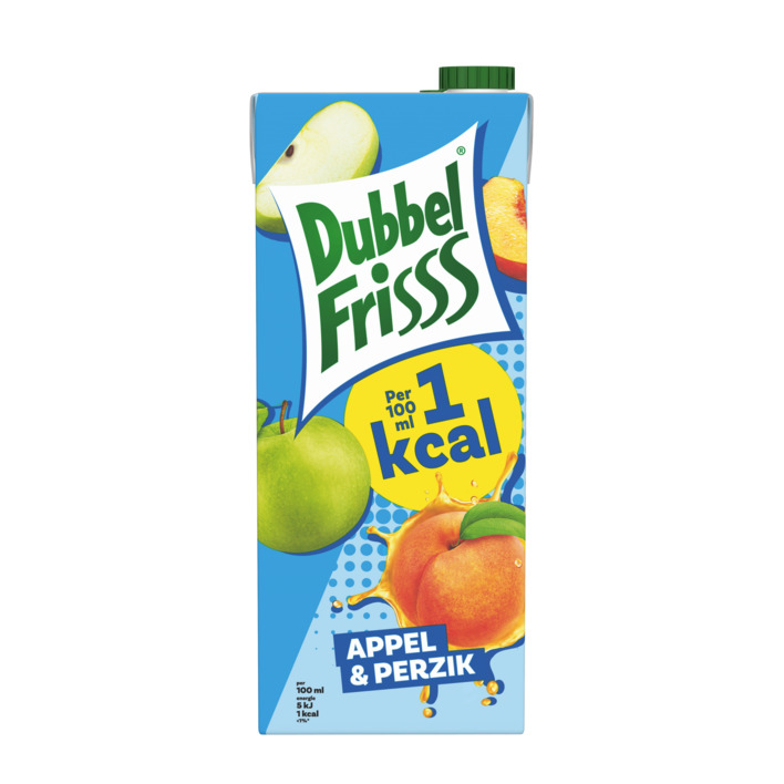DubbelFrisss 1Kcal Appel & perzik