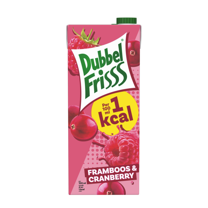 DubbelFrisss 1kcal Framboos & cranberry
