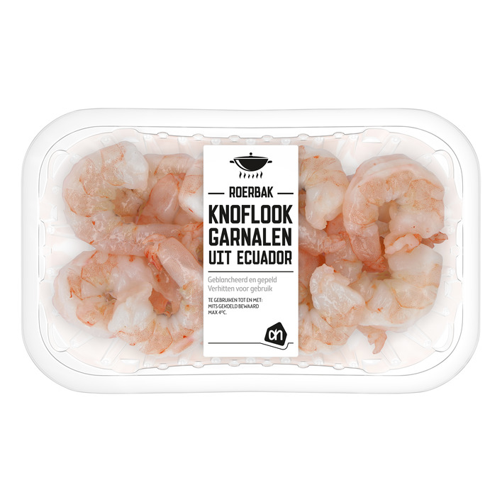 AH Grote roerbak garnalen knoflook