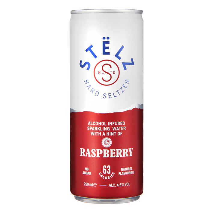 Stëlz Hard seltzer raspberry