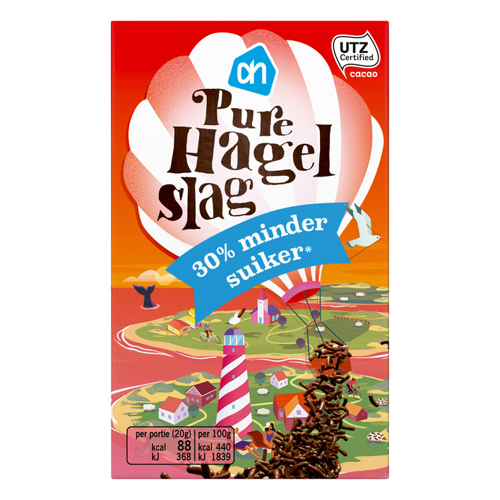 AH Hagelslag puur minder suiker