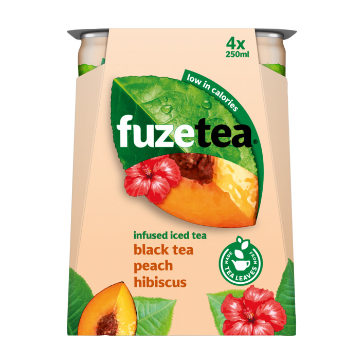 Fuze Tea Black ice tea peach hibiscus