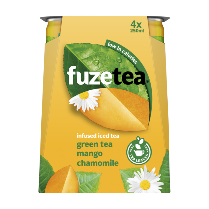 Fuze Tea Green ice tea mango chamomile 4-pack