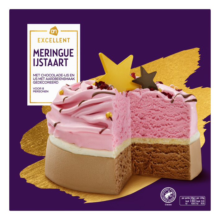 Ah Excellent Ijstaart Merengue Aardbei Choco