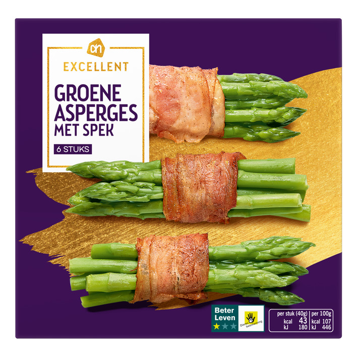 AH Excellent Groene asperges met spek