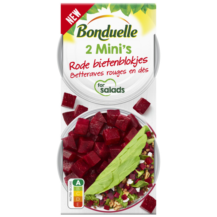Bonduelle Rode bietenblokjes 2 mini's