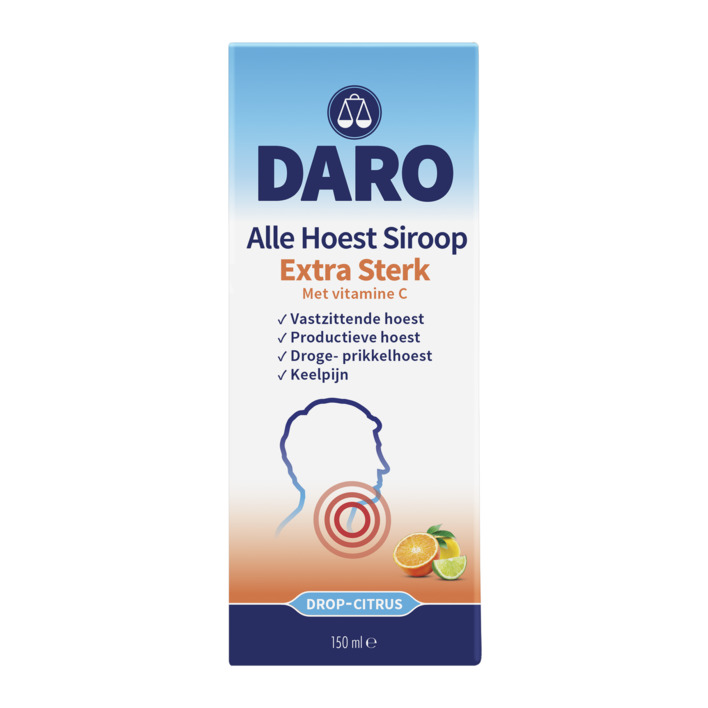 Daro Alle hoest siroop met vitamine c