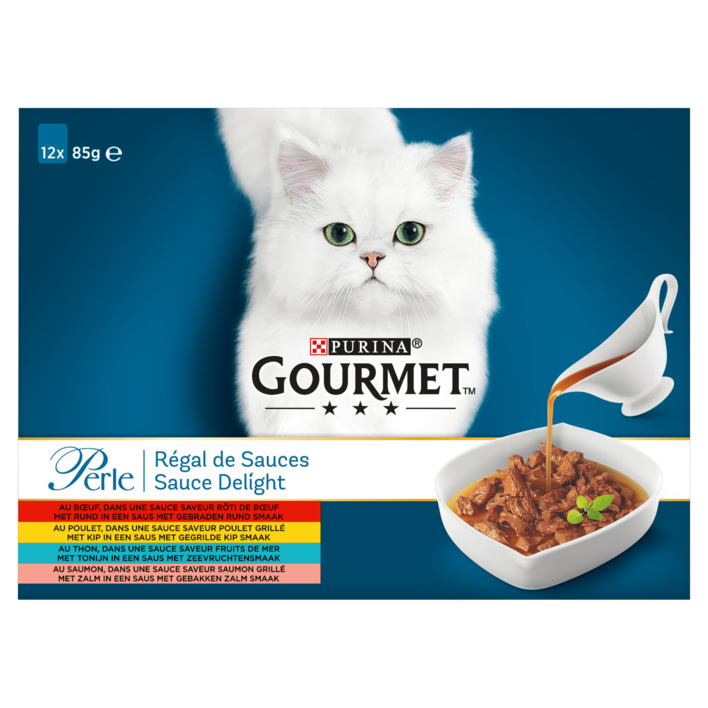 Gourmet Perle sauce delight rund kip tonijn zalm