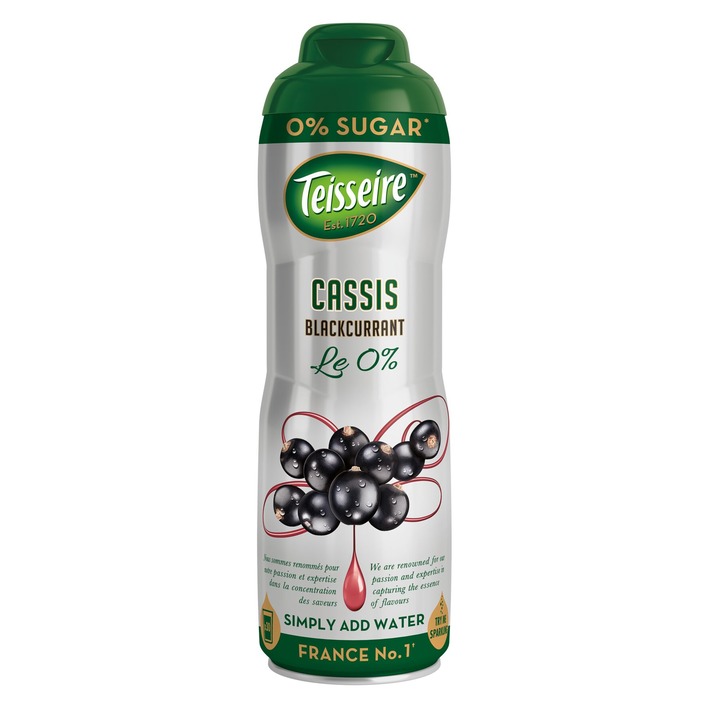 Teisseire Zero cassis siroop
