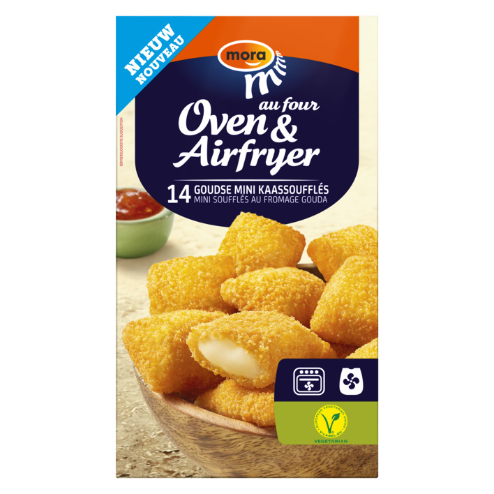 Mora Oven & airfryer goudse mini kaassoufflés