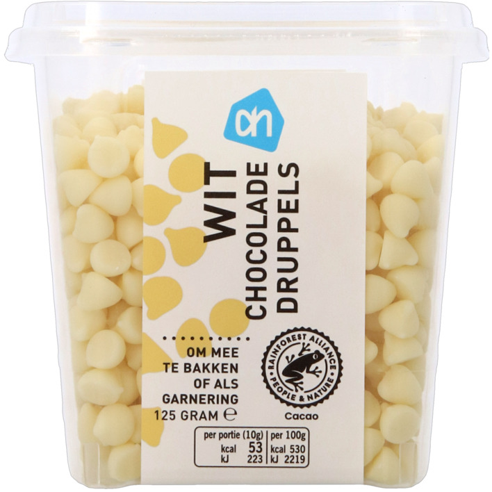 AH Witte chocolade druppels