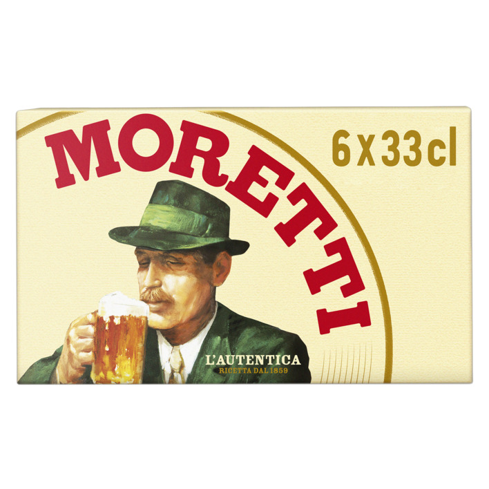 Birra Moretti L'autentica bier 6-pack