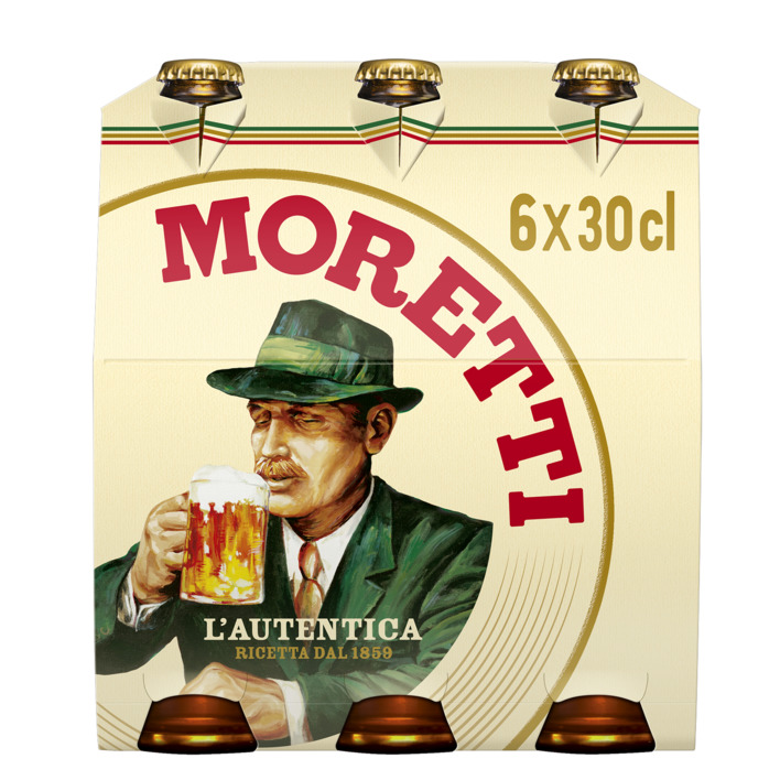 Birra Moretti L'autentica bier 6-pack