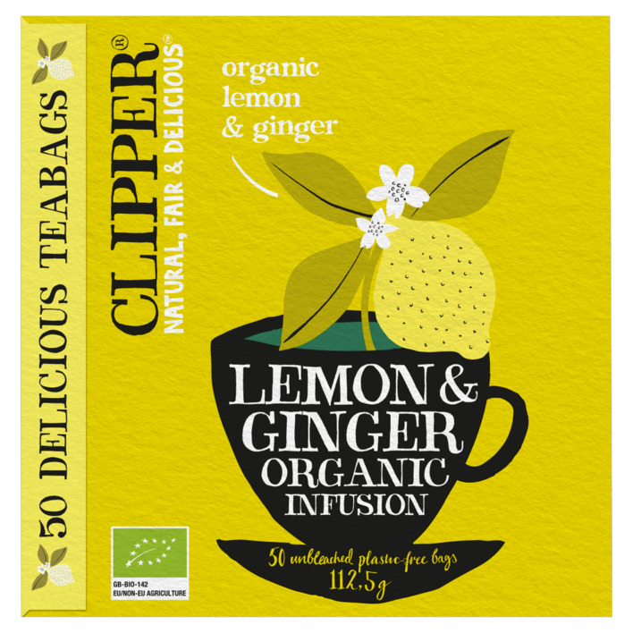 Clipper Lemon & ginger organic infusion