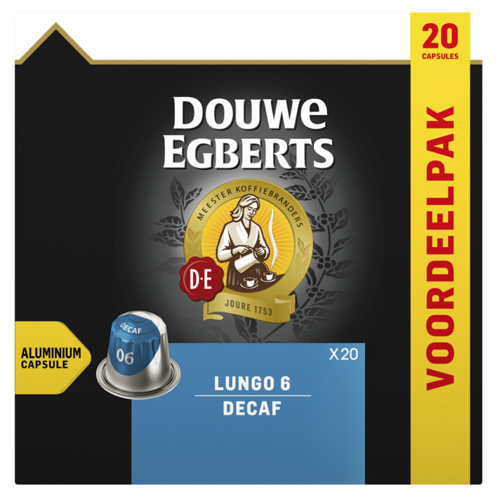 Douwe Egberts Lungo decaf capsules