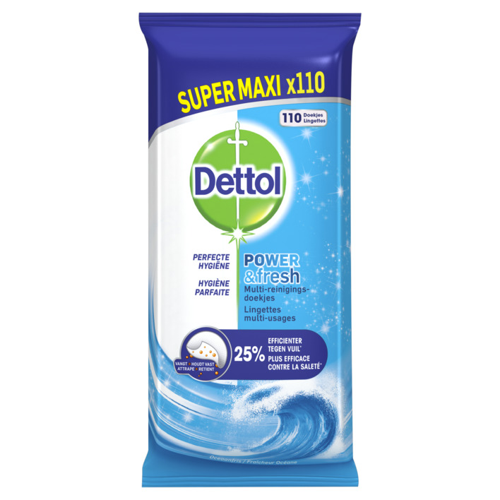 Dettol Schoonmaakdoekjes oceaanfris