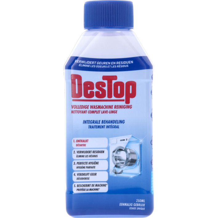 Destop Wasmachinereiniger integrale behandeling