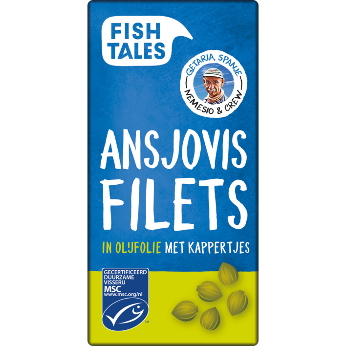 Fish Tales Ansjovisfilets met kappertjes