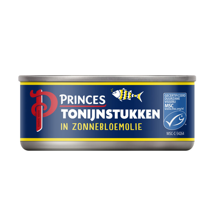 Princes Tonijnstukken in zonnebloemolie