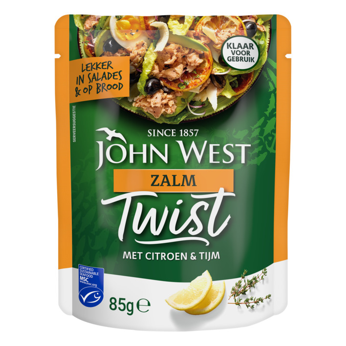 John West Twist zalm met citroen & tijm